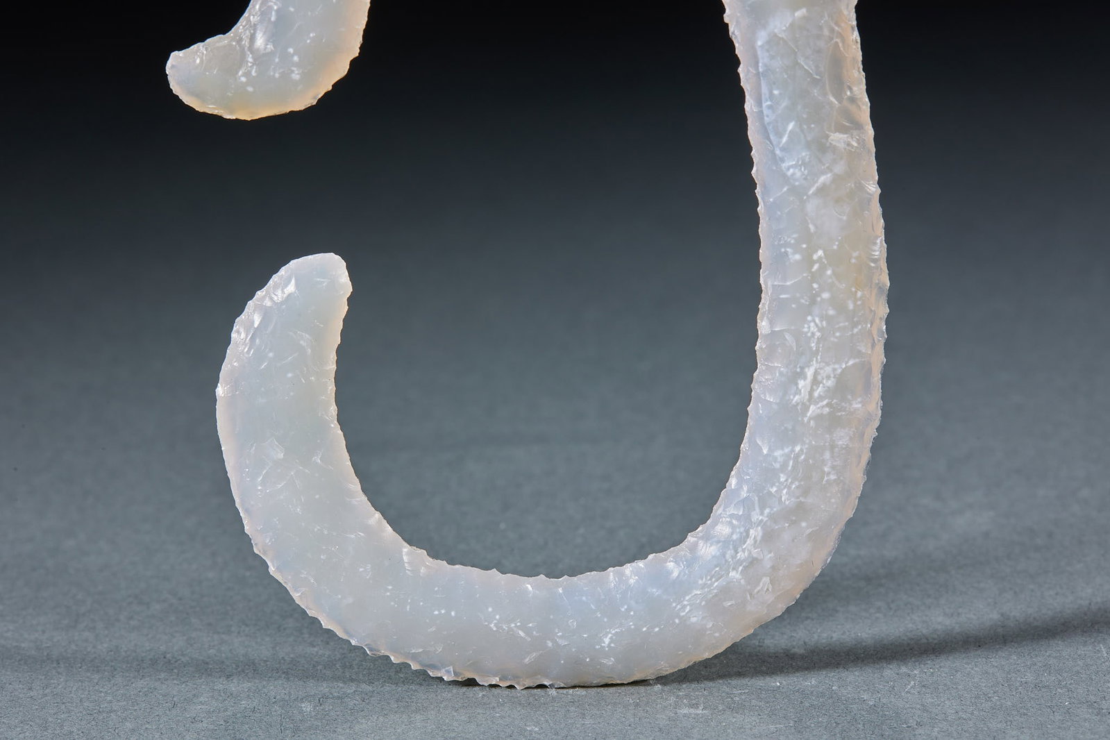 White Agate C-shaped Dragon - 3
