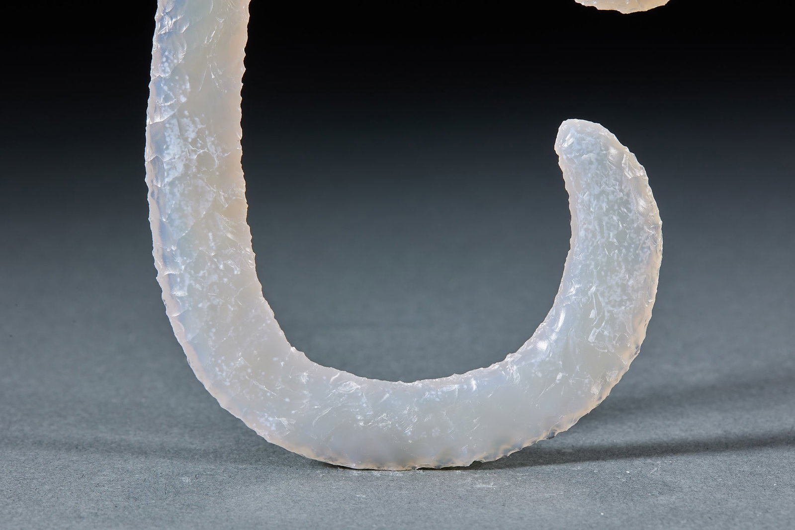 White Agate C-shaped Dragon - 7