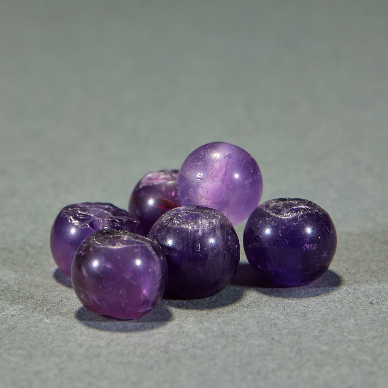 70 Amethyst Beads - 5