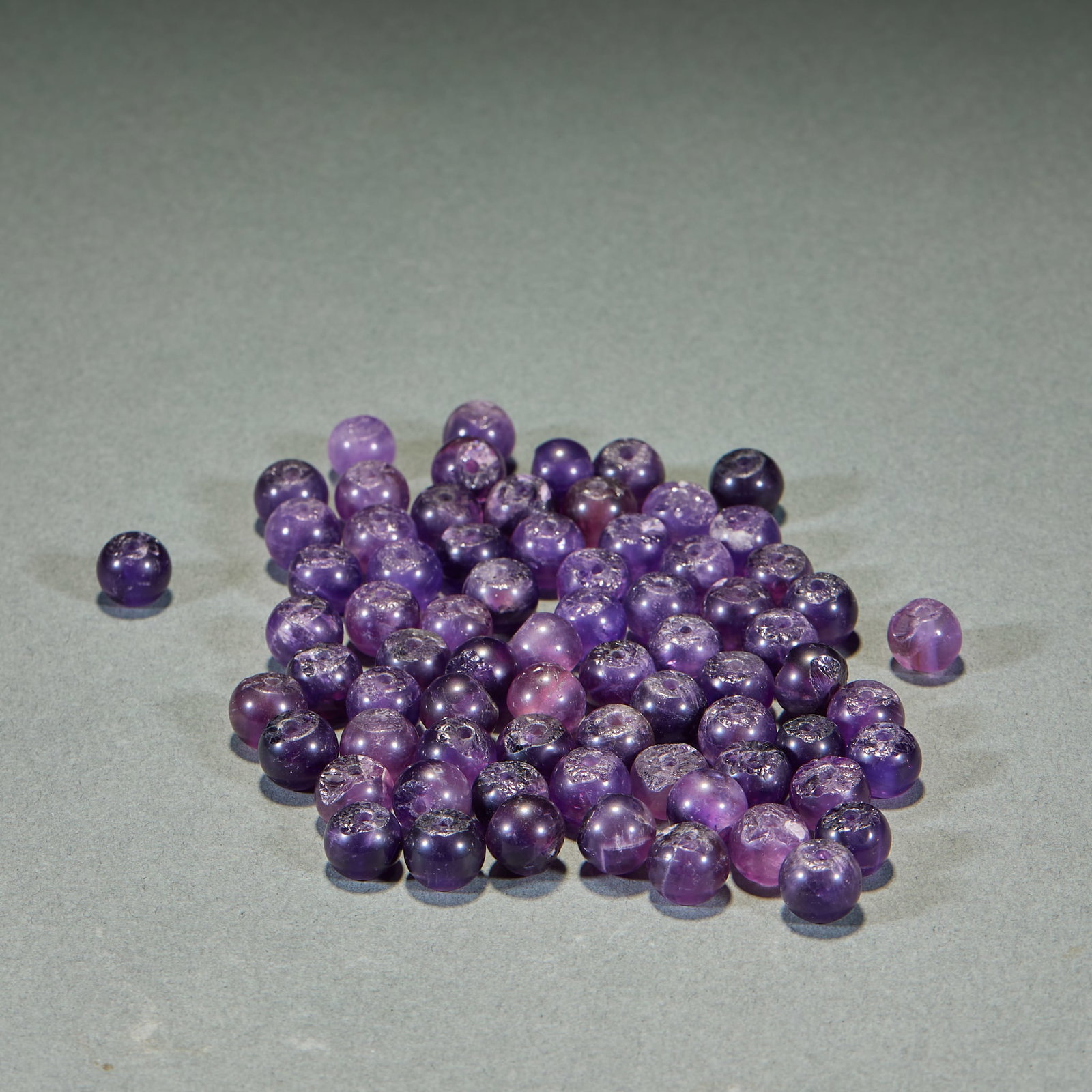 70 Amethyst Beads - 6