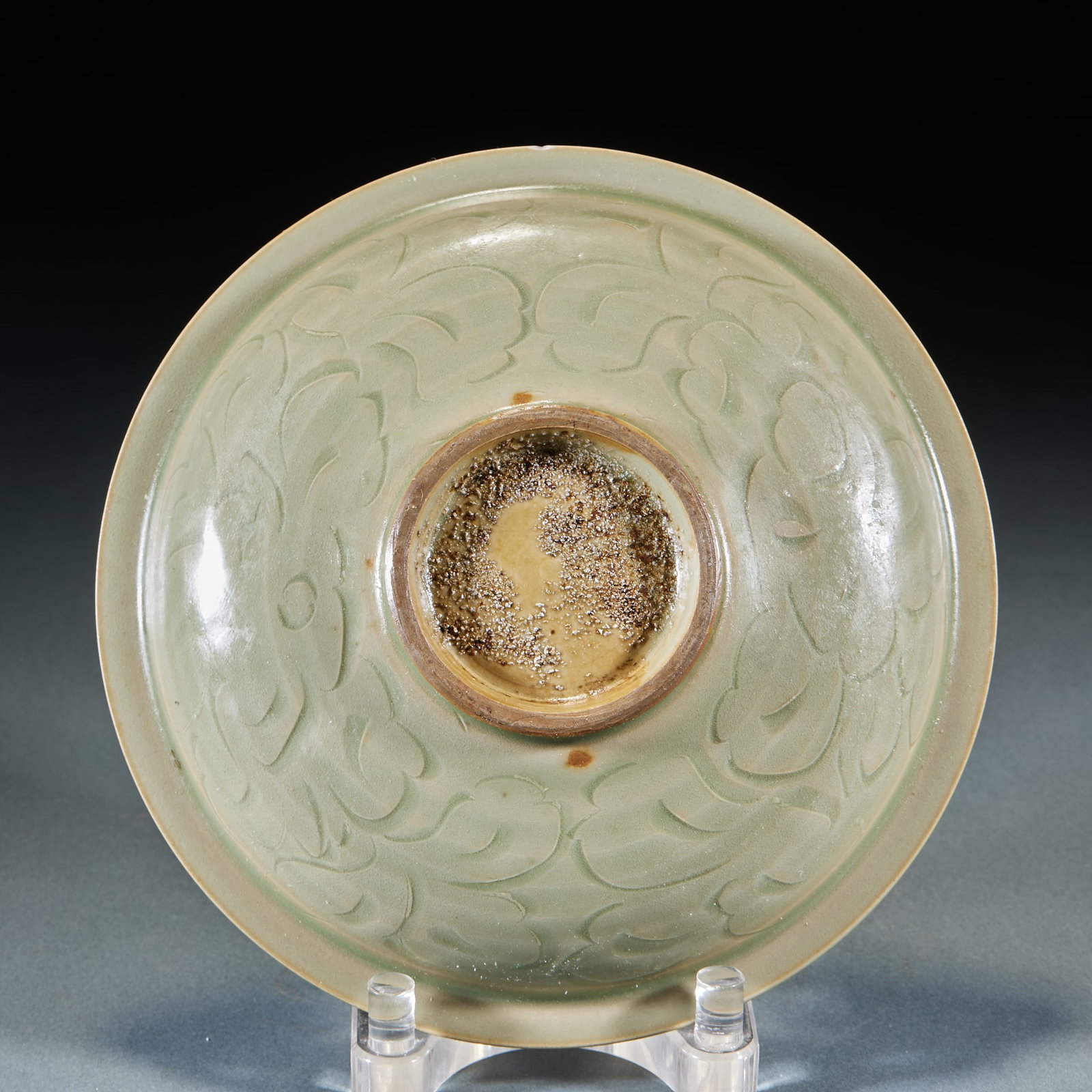 Yue Ware Dragon Pattern Plate with Folded Rim - 8