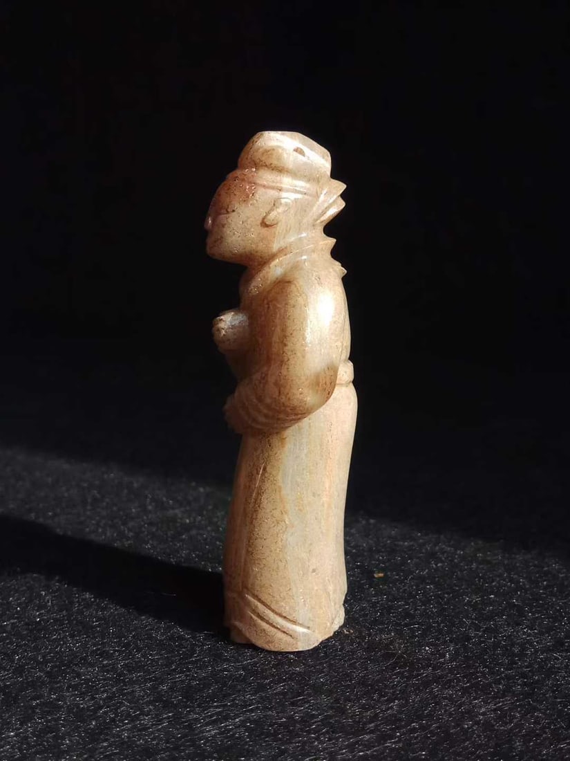 Hetian Jade Human Figurine - 2