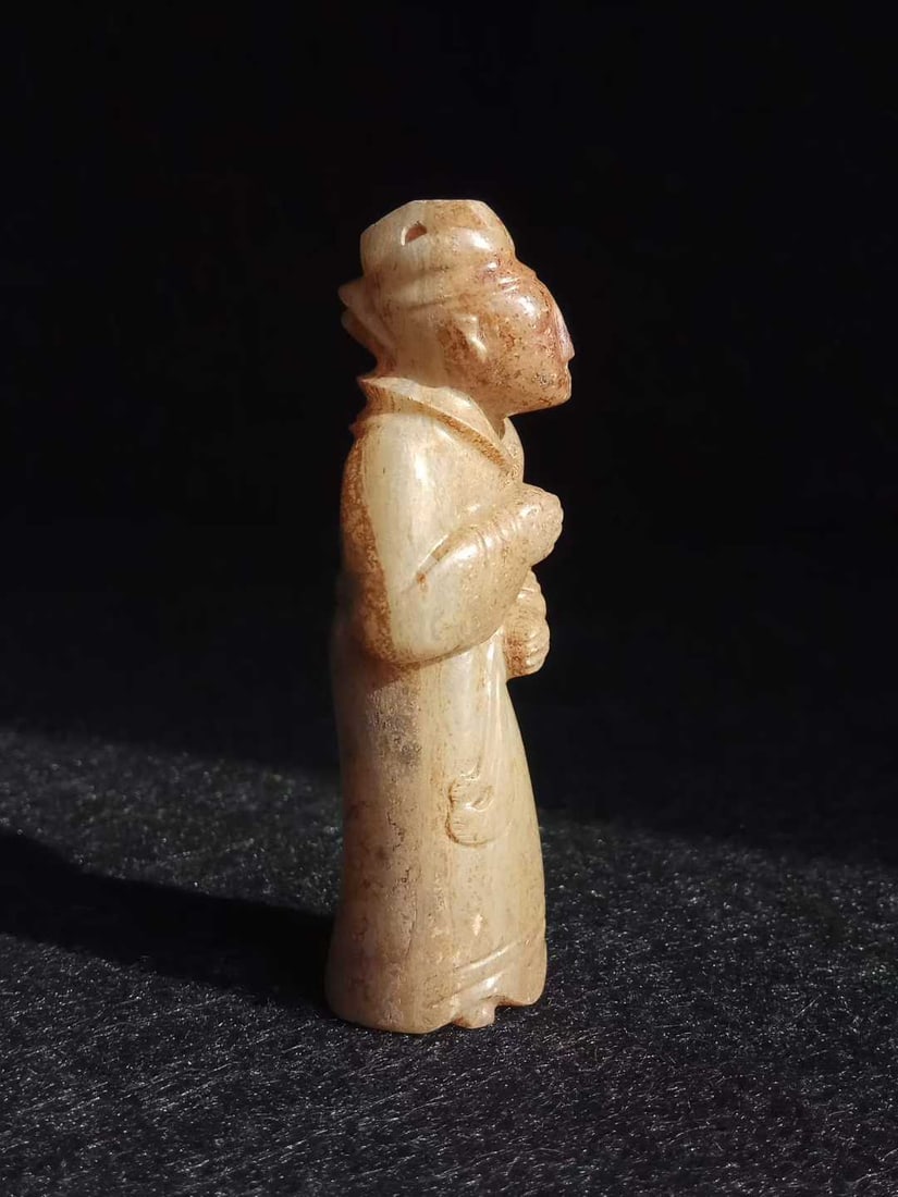 Hetian Jade Human Figurine - 4
