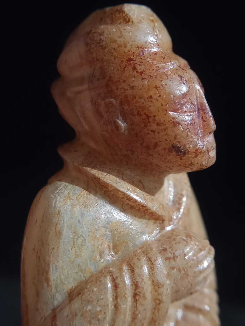 Hetian Jade Human Figurine - 5