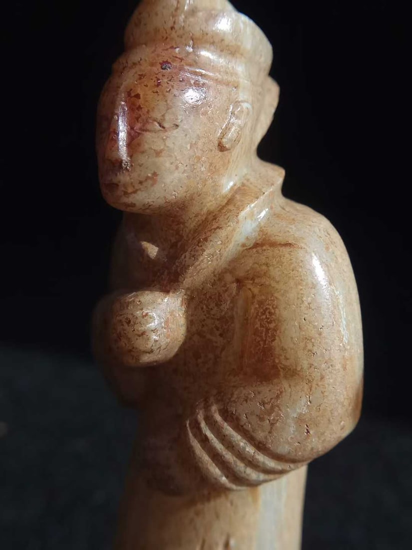 Hetian Jade Human Figurine - 9