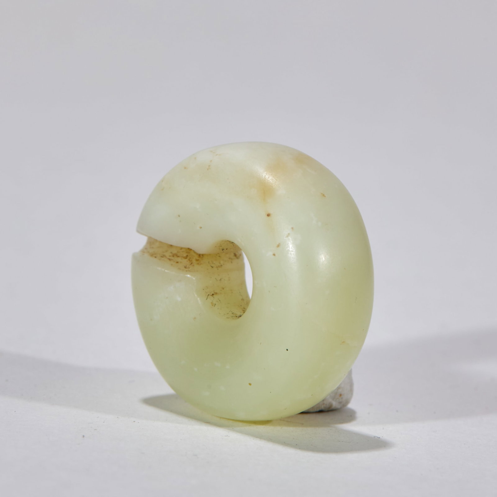 Pre-Ming Jade Slit Ornament - 2