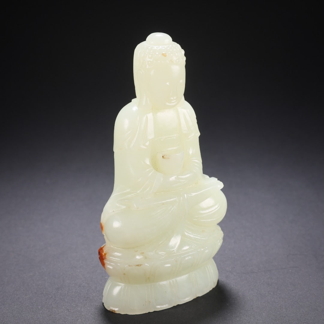 Hetian Jade Seated Buddha - 2