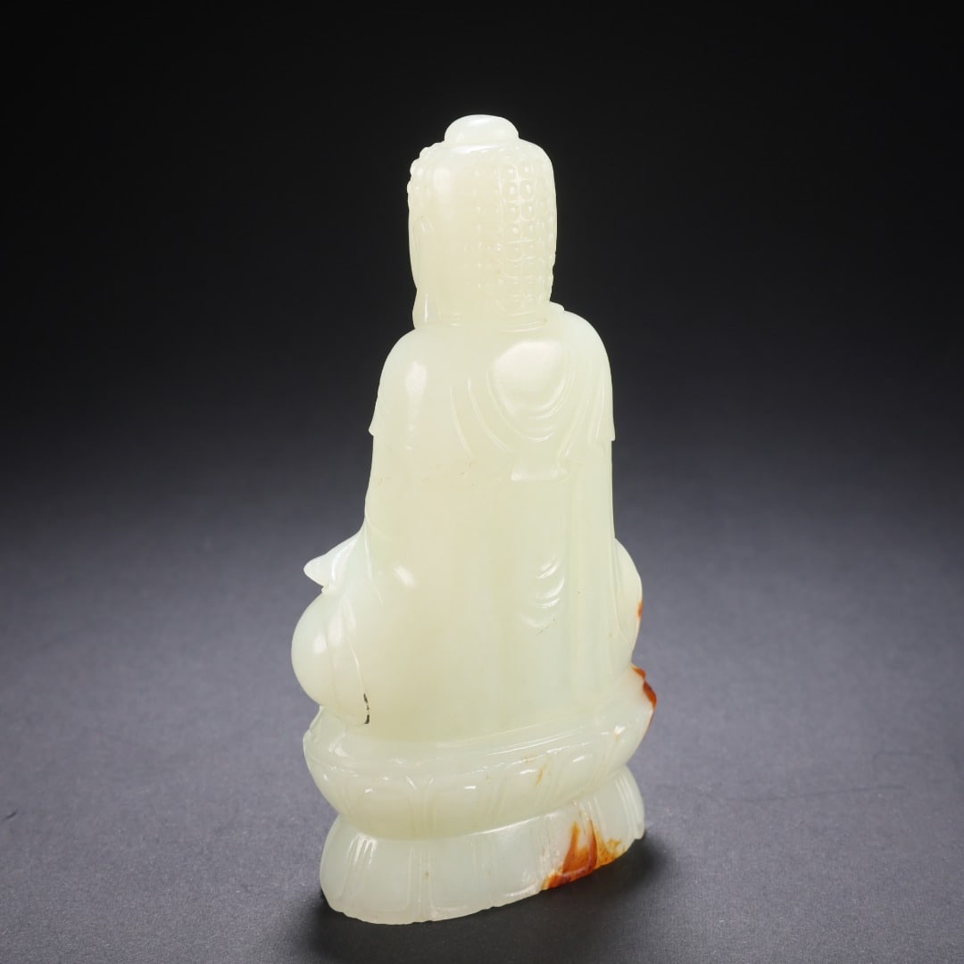 Hetian Jade Seated Buddha - 6
