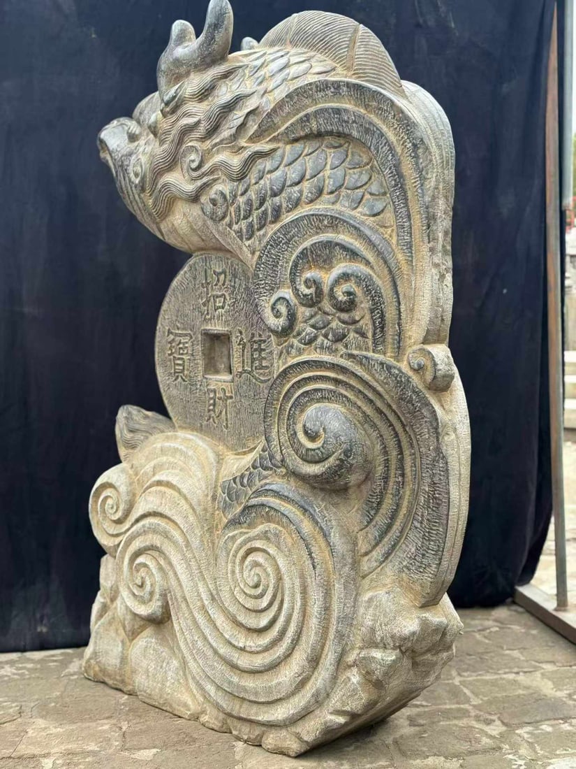 Bluestone Dragon Transformed from Fish - 4