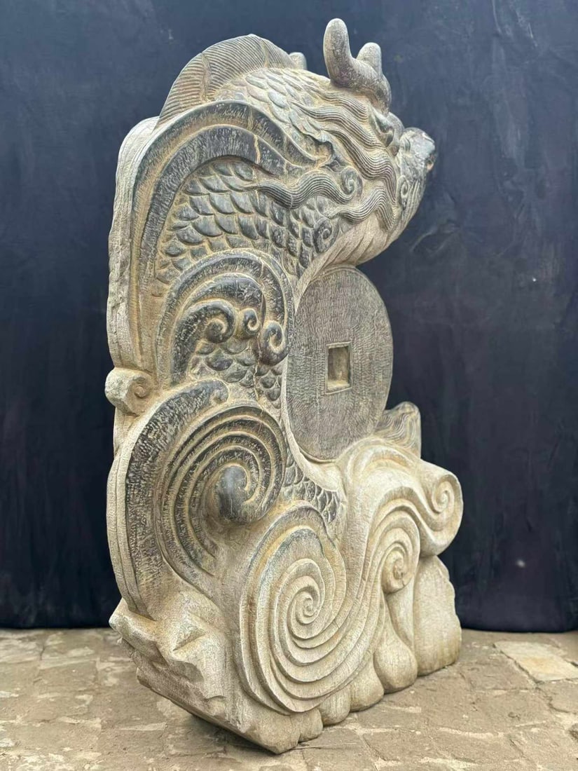Bluestone Dragon Transformed from Fish - 6