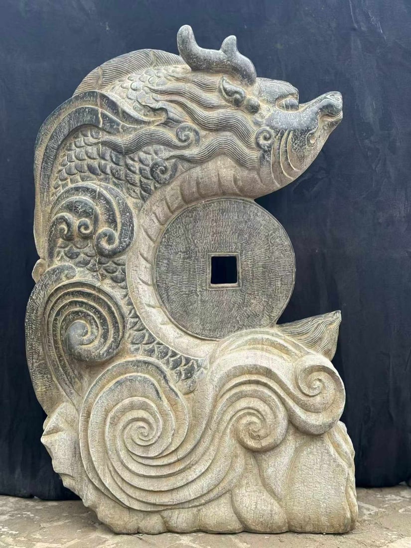 Bluestone Dragon Transformed from Fish - 7