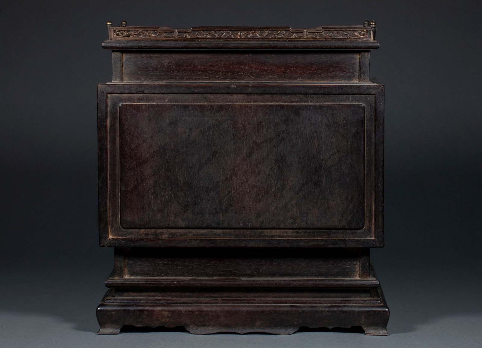 Small-leaf Red Sandalwood Dragon Pattern Document Chest - 9