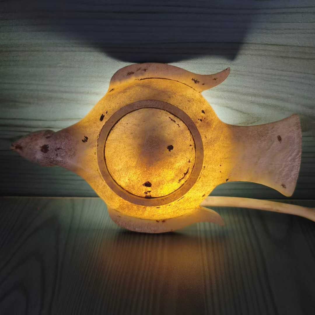 Phoenix-shaped Jade Lamp Stand - 9