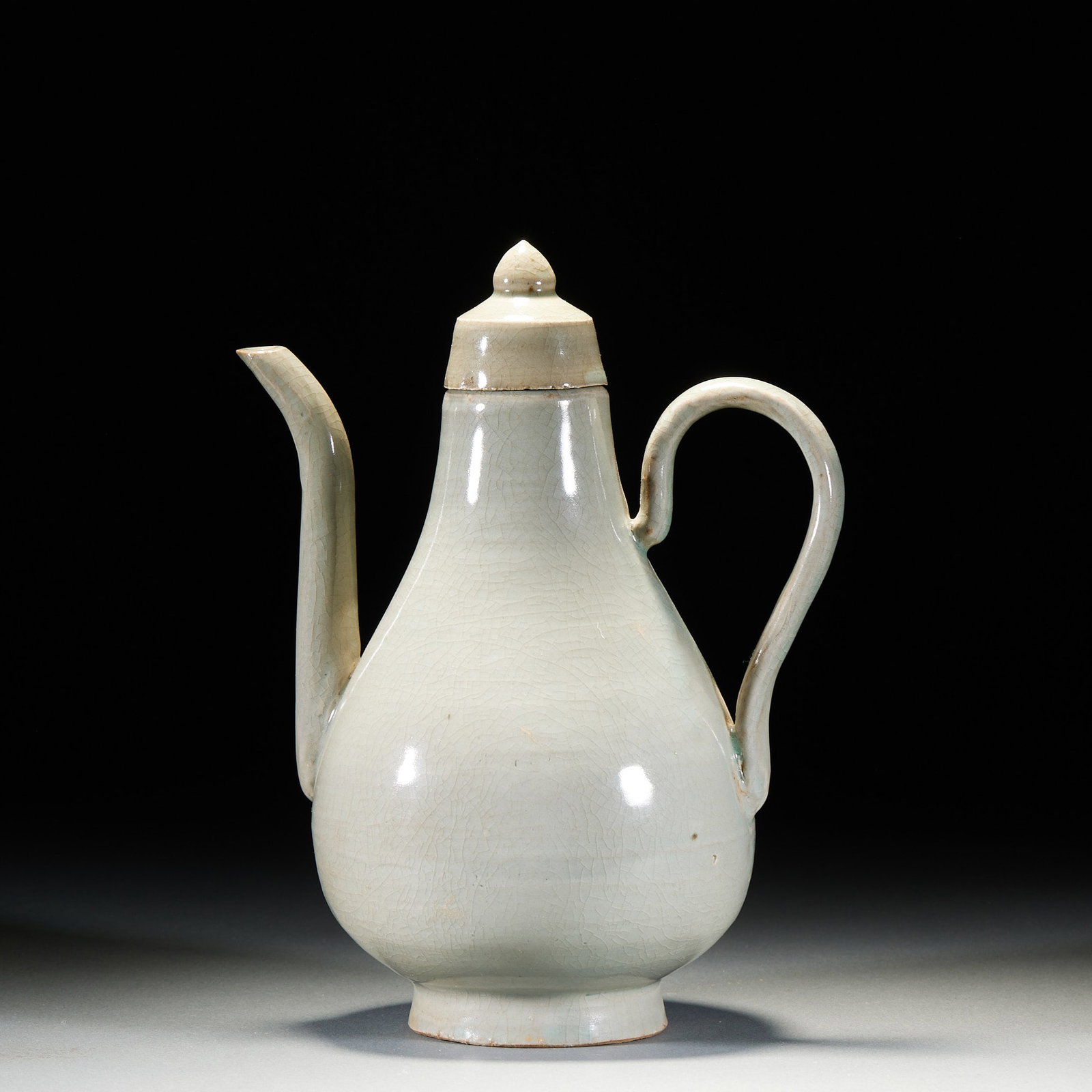 Celadon Pot: Celadon Ewer, H23.5cm L17.5cm W11.5cm