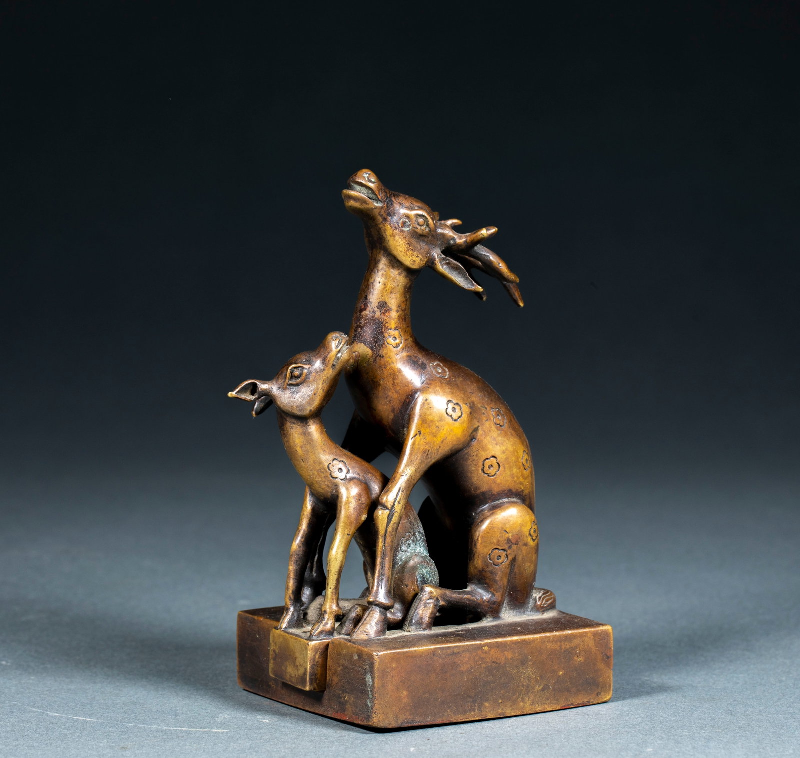 Ming Auspicious Deer Seal Set - 2