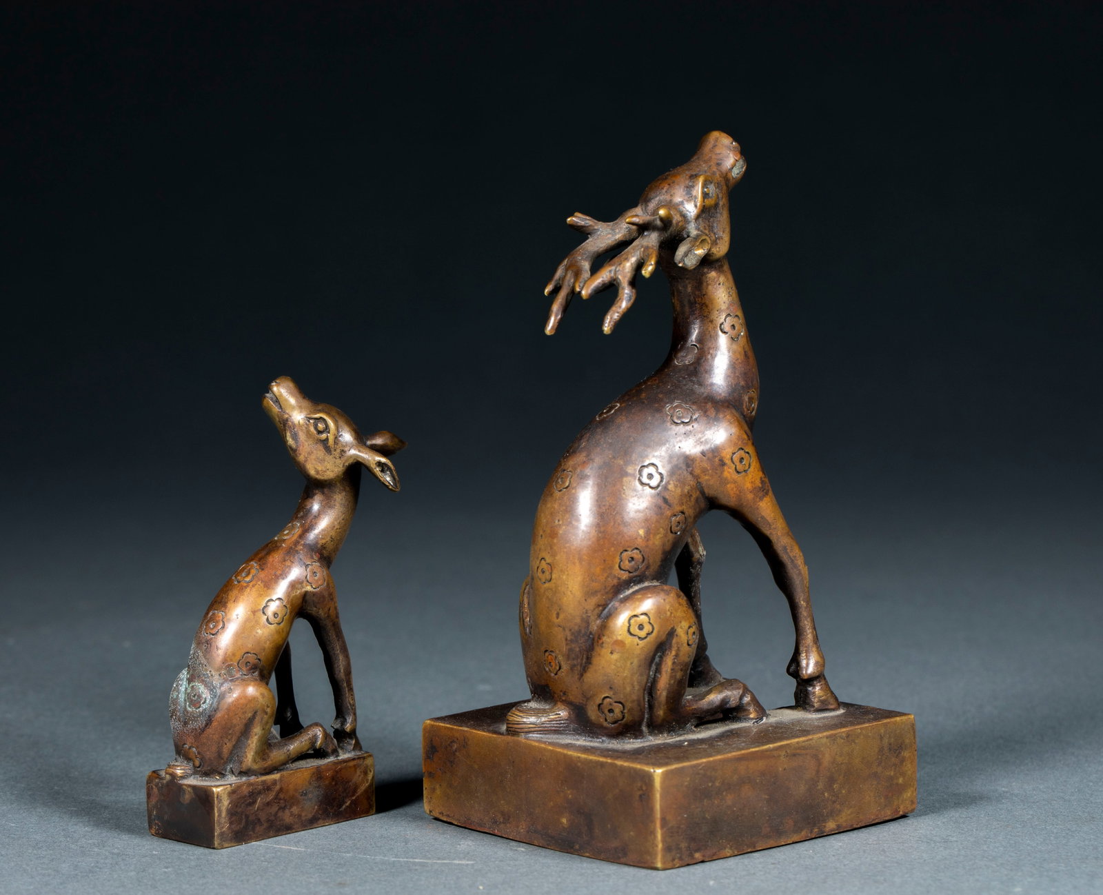 Ming Auspicious Deer Seal Set - 6
