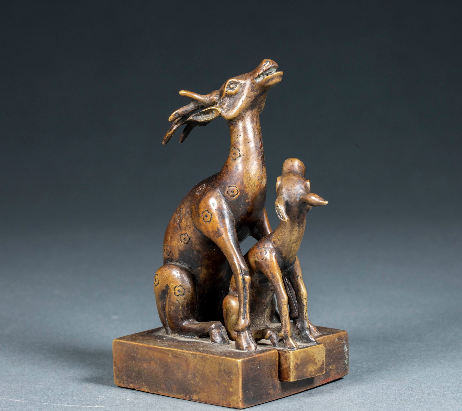 Ming Auspicious Deer Seal Set - 8