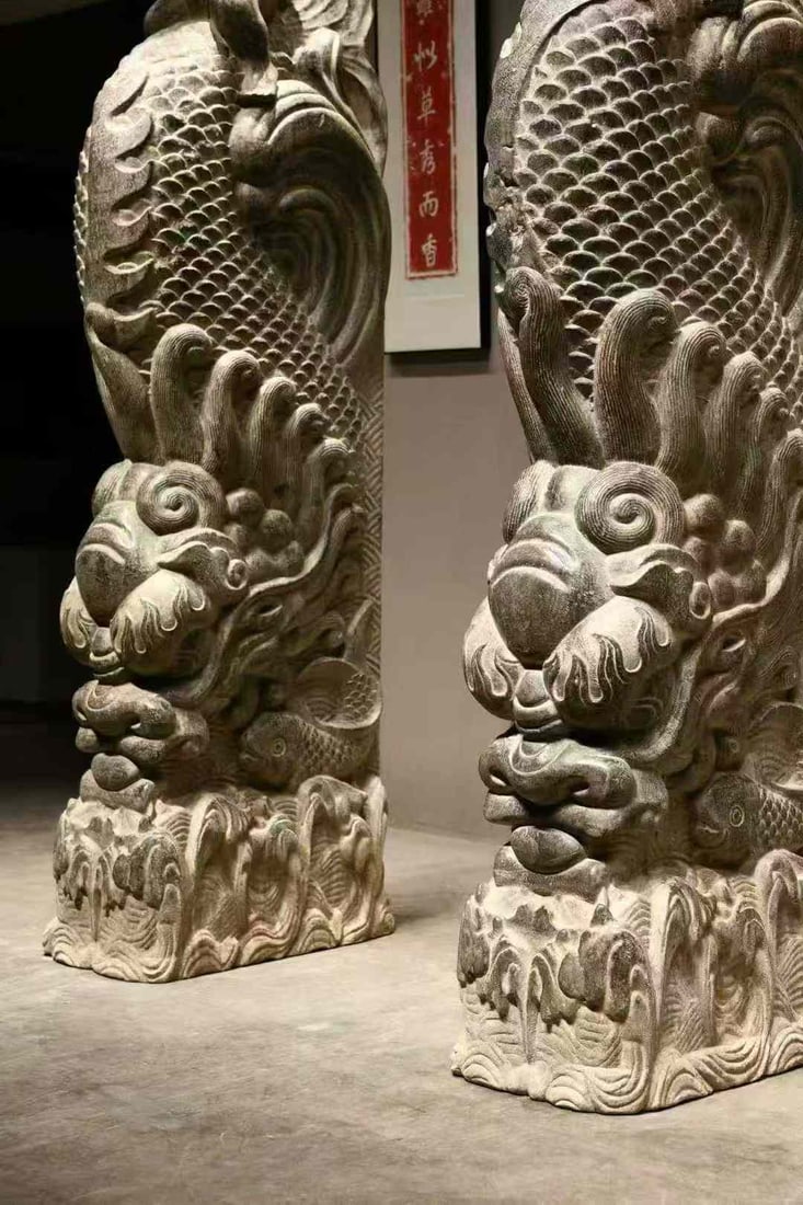 Qing Bluestone Door Stopper - 2