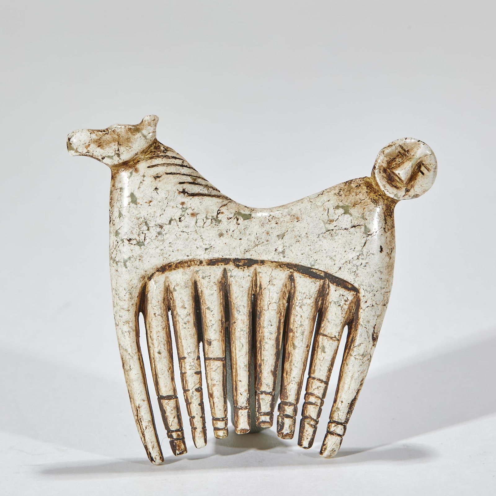 Hongshan Culture Jade Comb (1 of 6)