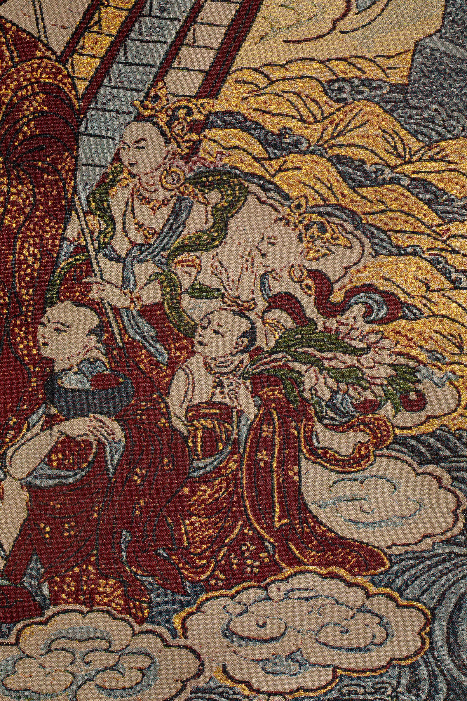 Pre-Ming Kesi Tapestry Hanging Scroll: Sakyamuni Preaching - 10