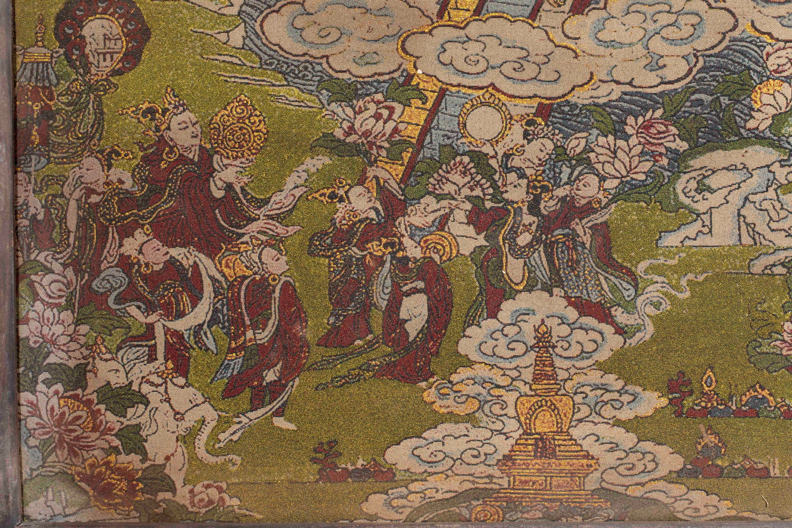 Pre-Ming Kesi Tapestry Hanging Scroll: Sakyamuni Preaching - 11