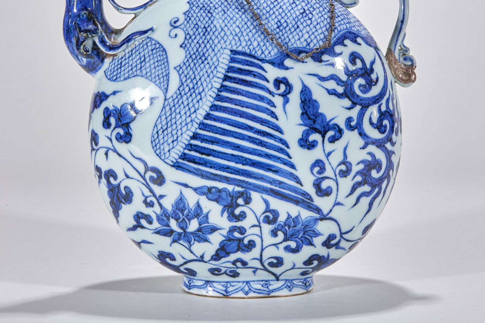 Blue and White Phoenix-Head Pot - 6