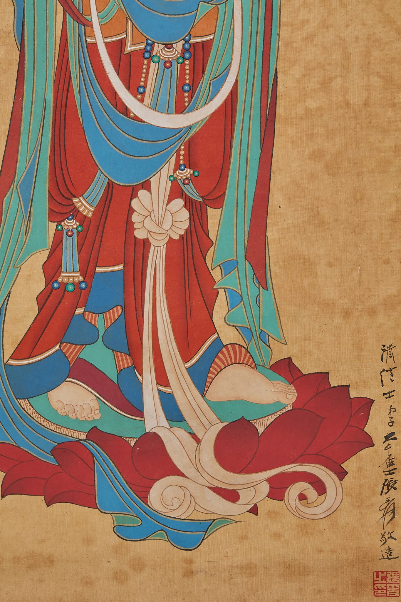 Zhang Daqian Buddha Central Scroll - 8