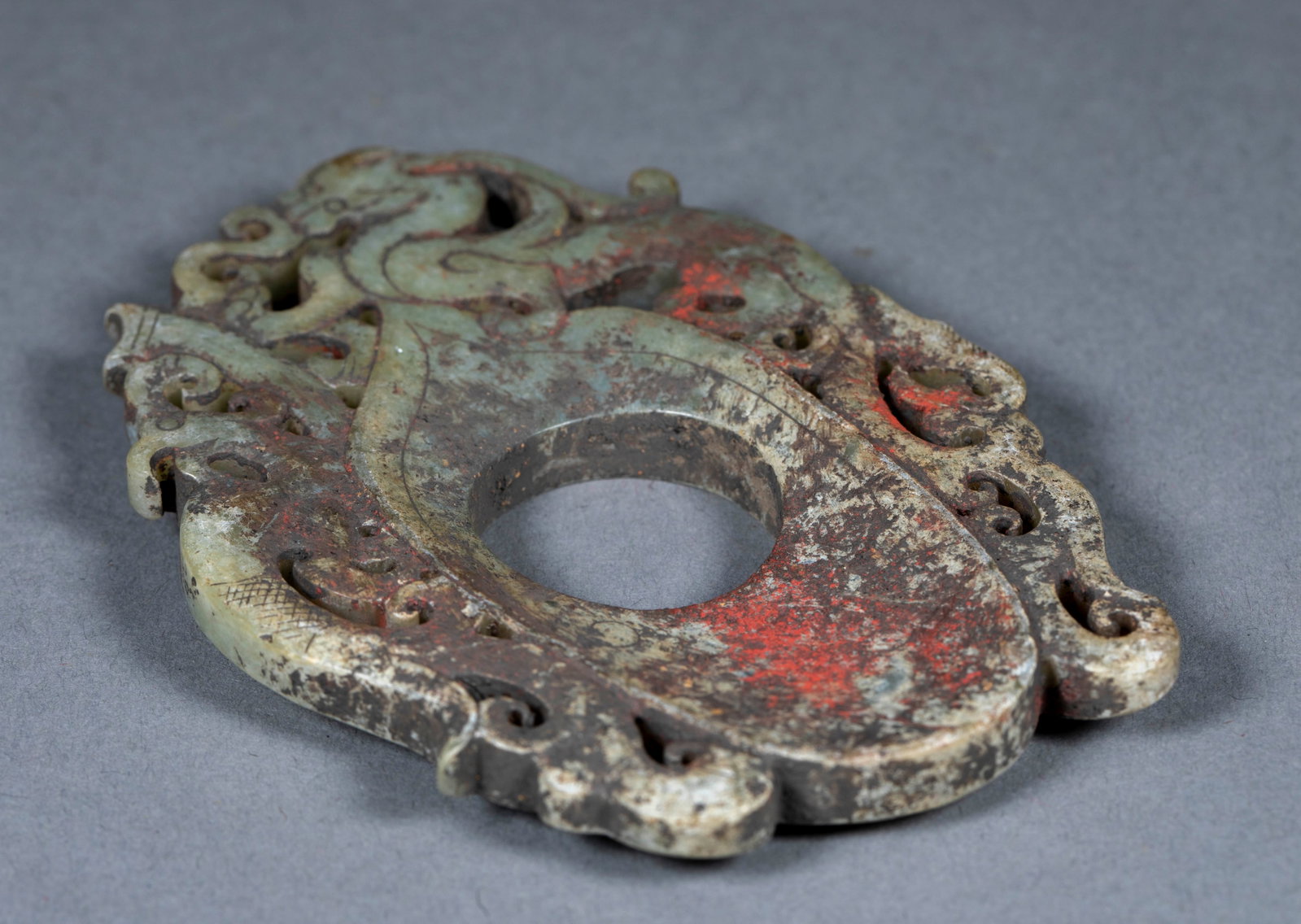 Openwork Dragon-Phoenix Heart Pendant - 3