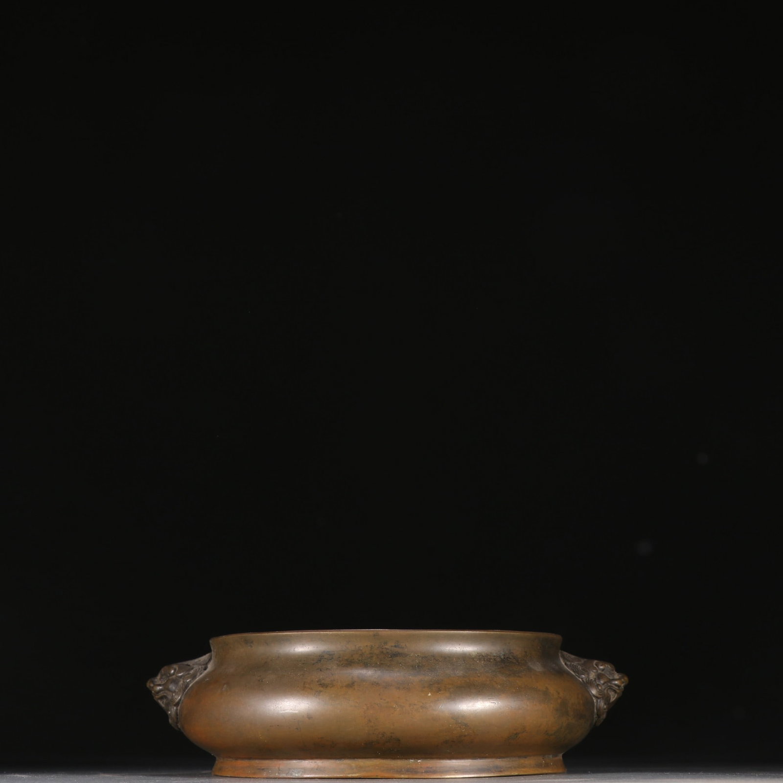 Ming Xuande-Marked Bronze Double-Lion-Handle Censer (1 of 9)