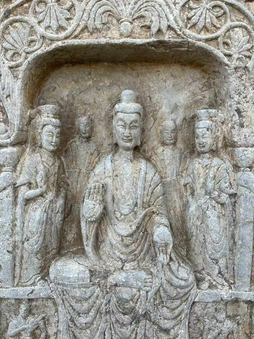 Northern Wei Bluestone Buddha Stele - 4