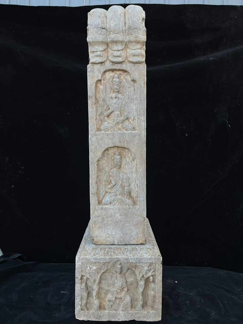 Northern Wei Bluestone Buddha Stele - 7