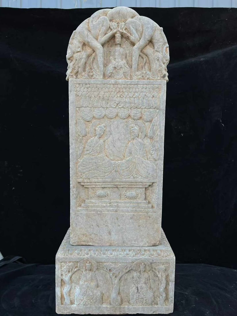 Northern Wei Bluestone Buddha Stele - 8