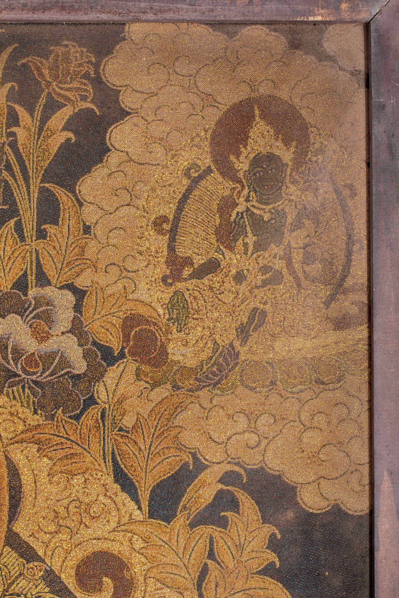 Pre-Ming Kesi Four-Armed Guanyin Hanging Scroll - 6