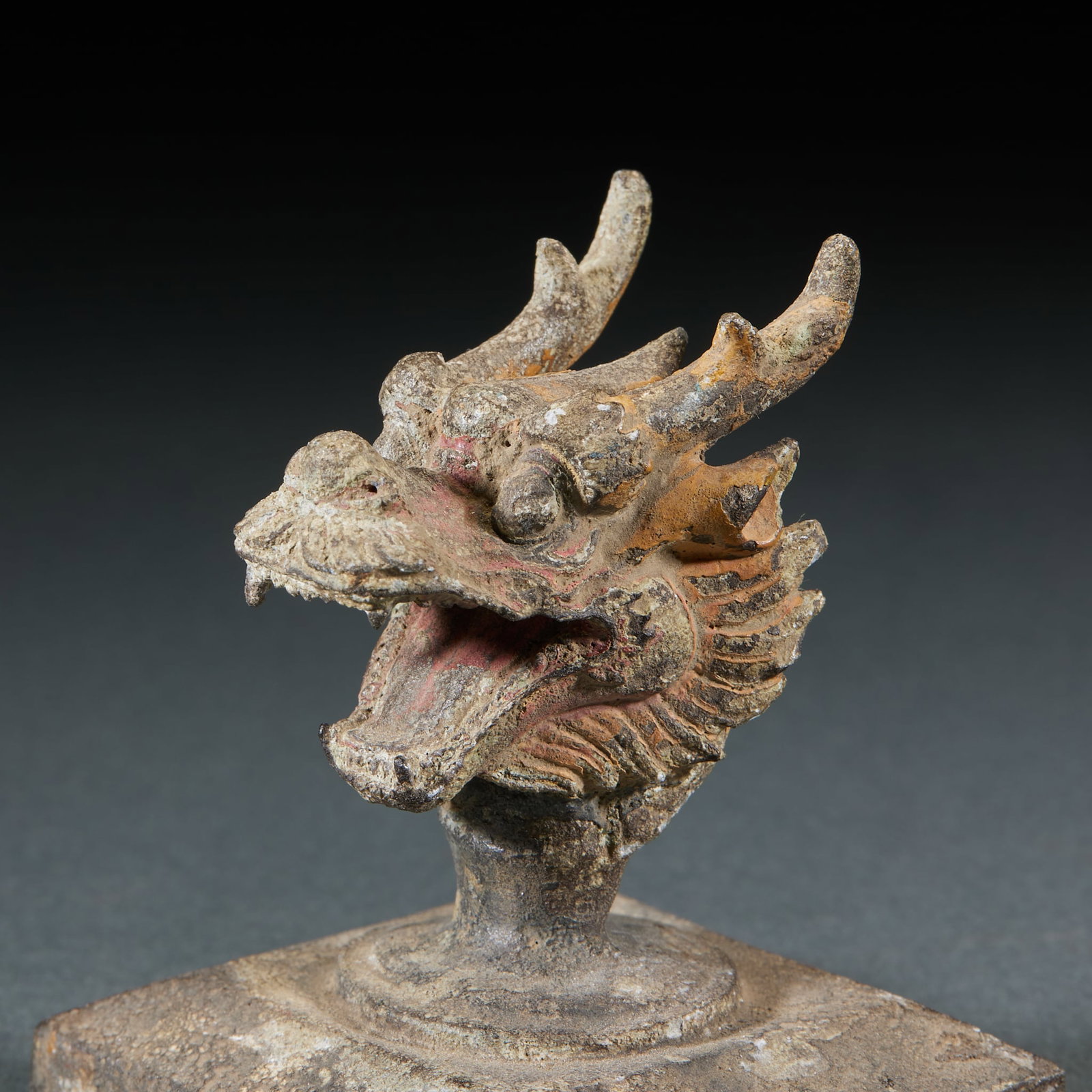 Bronze Dragon-Head Seal - 3