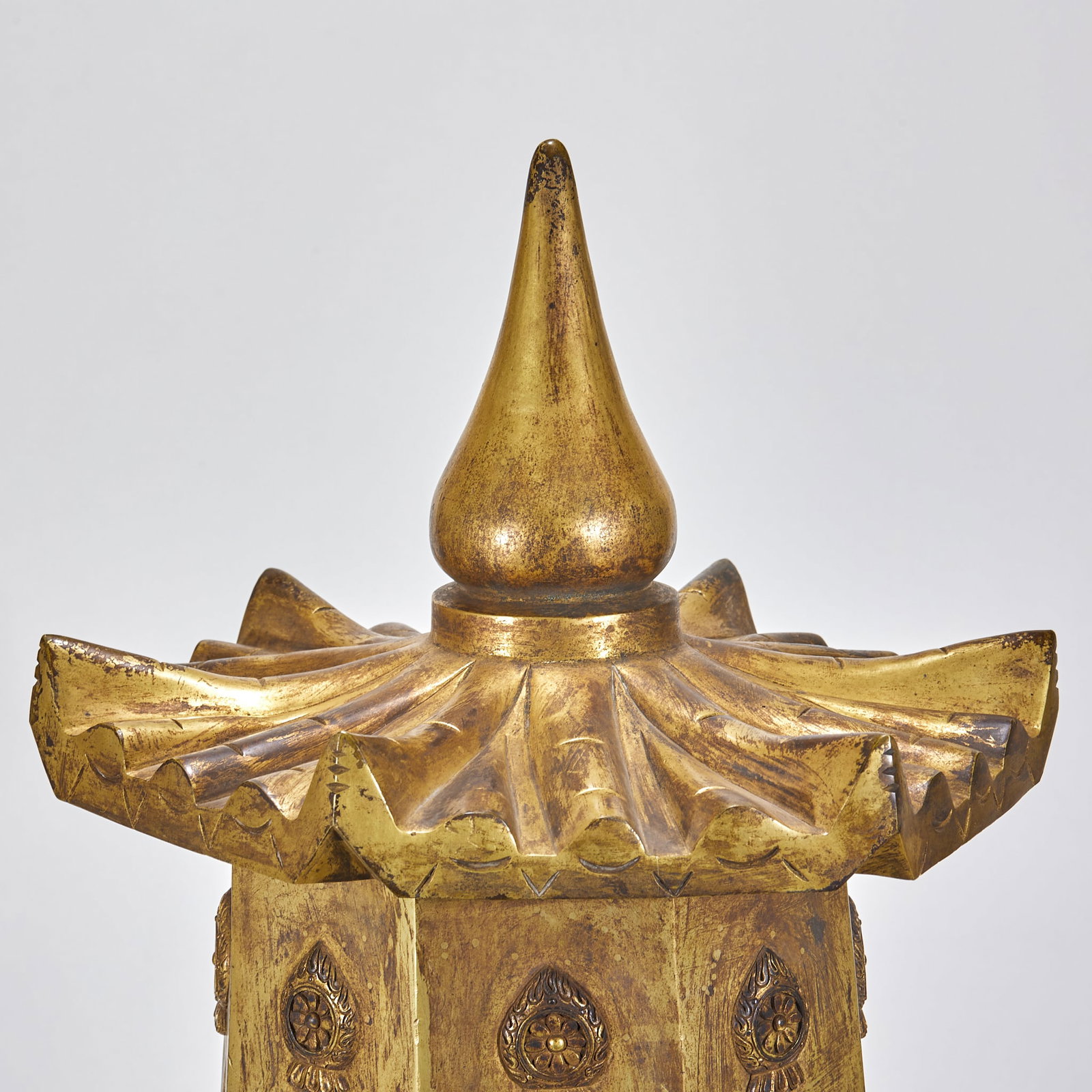 Gilt Bronze Sakyamuni Stupa - 11