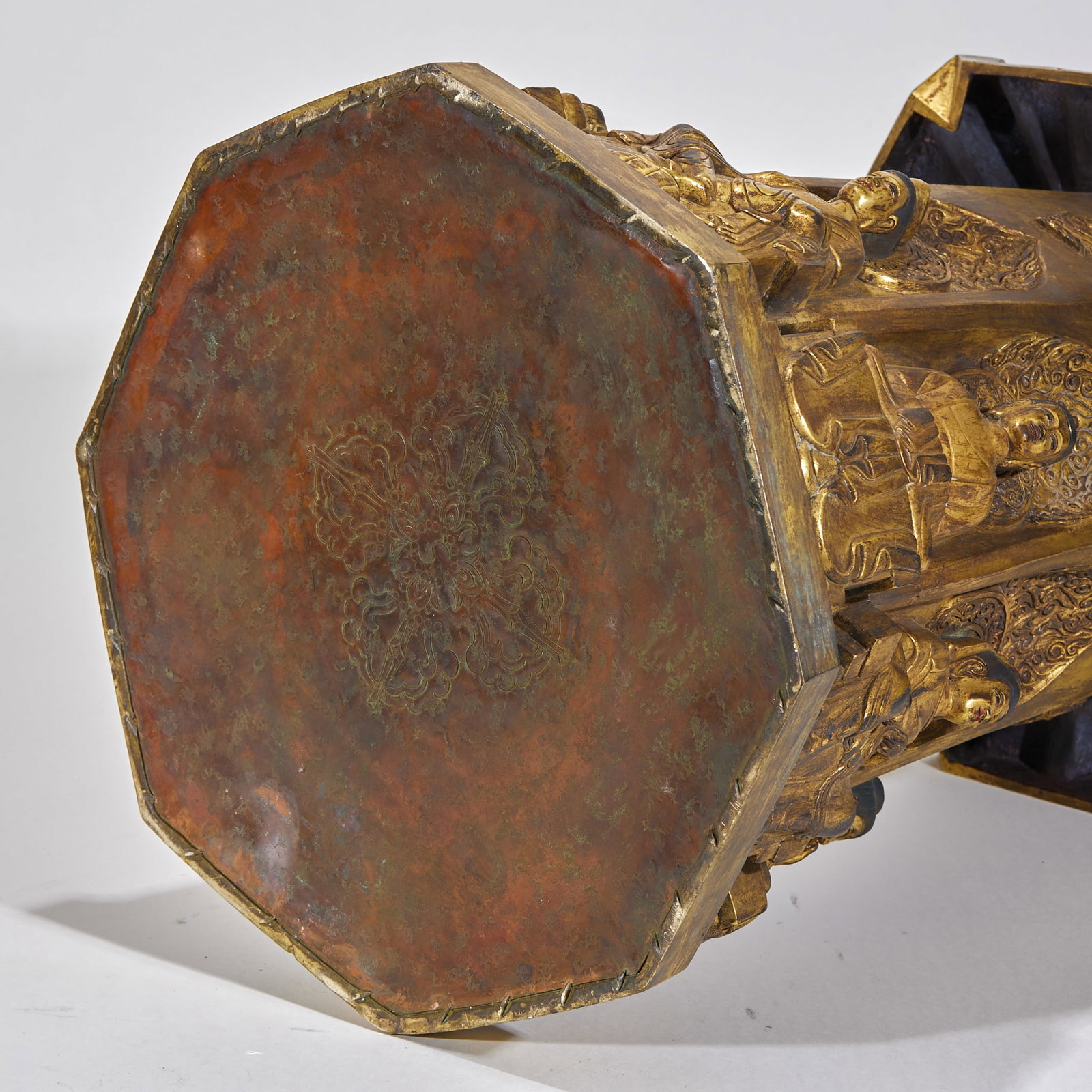 Gilt Bronze Sakyamuni Stupa - 3