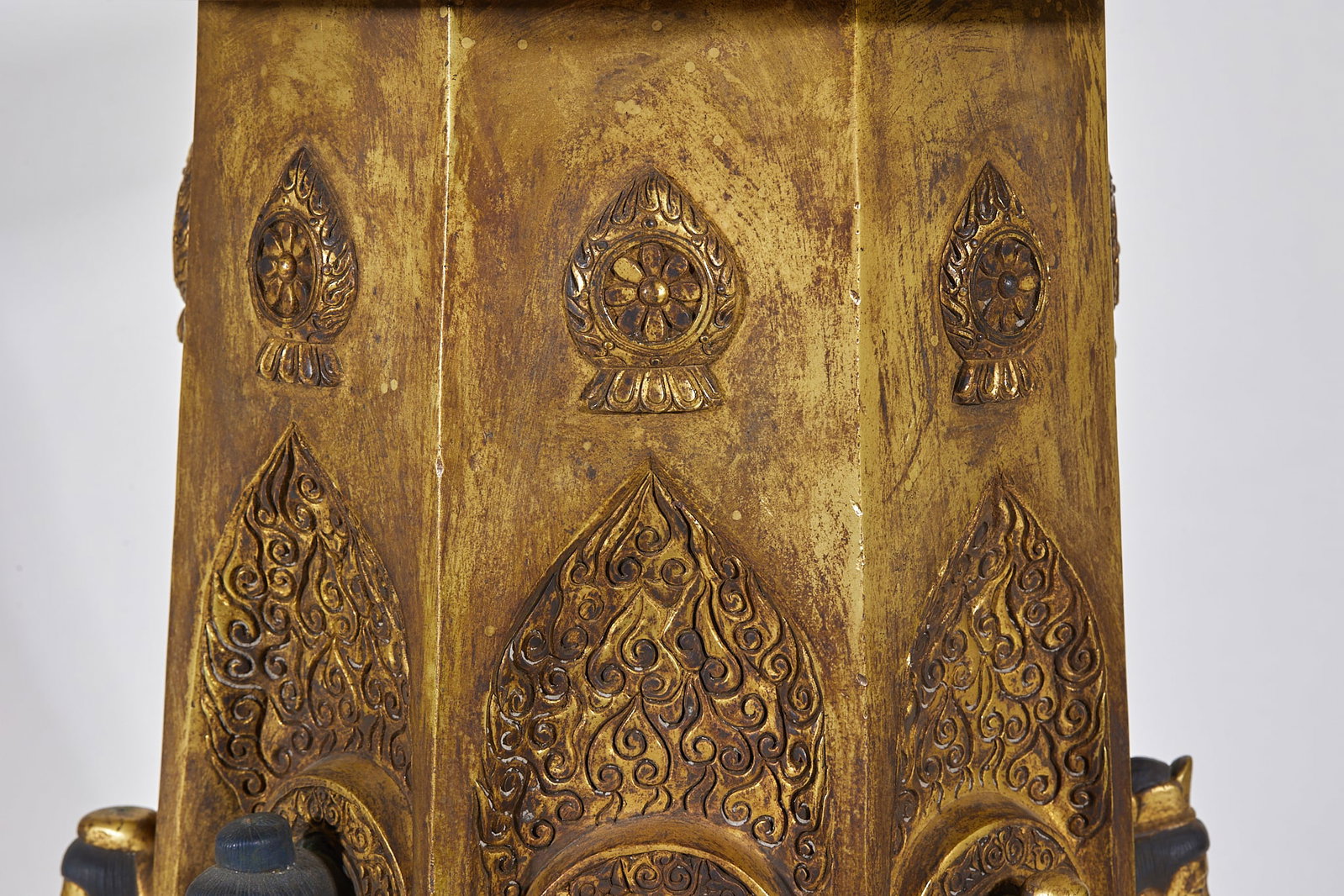 Gilt Bronze Sakyamuni Stupa - 9