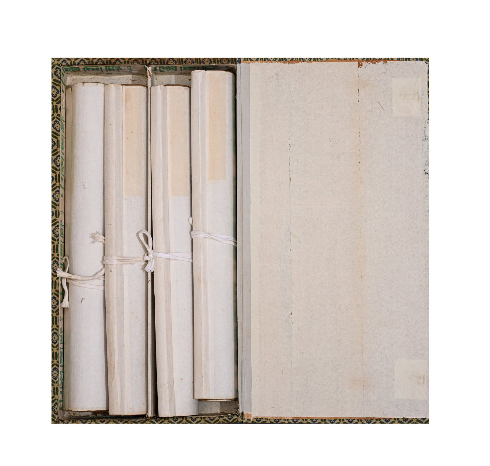 Huang Binhong Four-panel Landscape Screen - 15