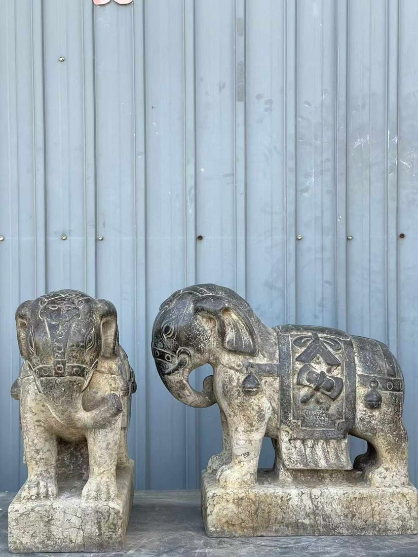 Bluestone Peace Elephant Ornament - 2