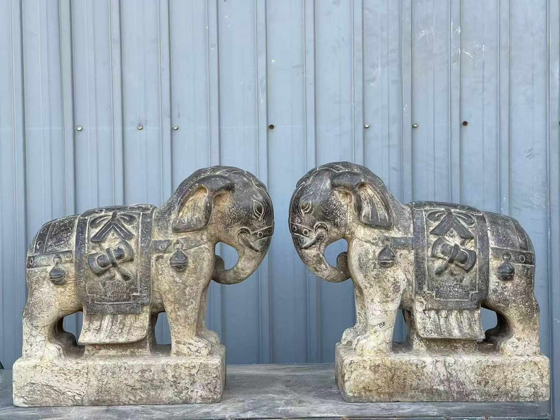 Bluestone Peace Elephant Ornament - 4