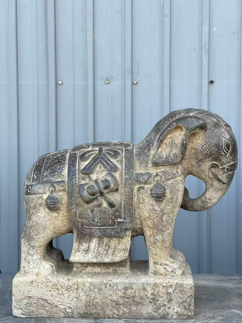 Bluestone Peace Elephant Ornament - 5