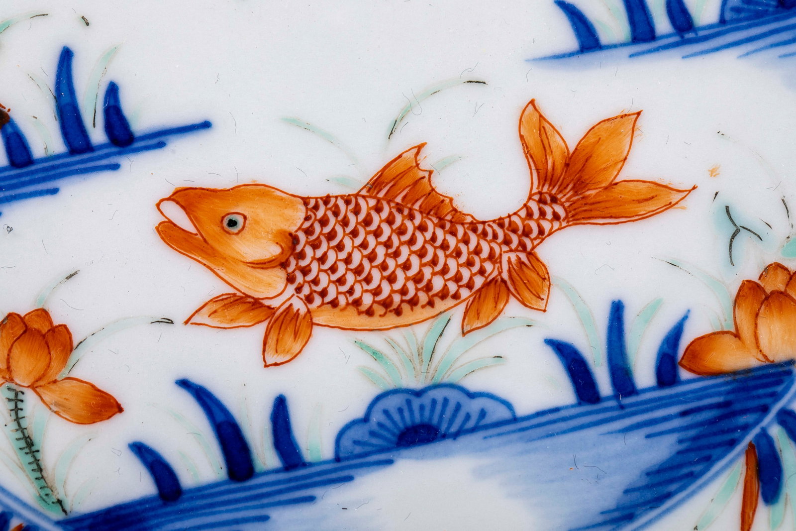 Twelve Koi Appreciation Plate - 6