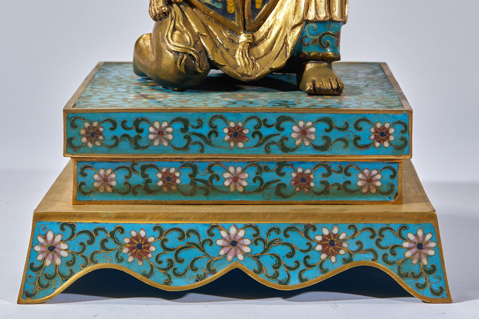 Enamel Figural Candlestick - 7