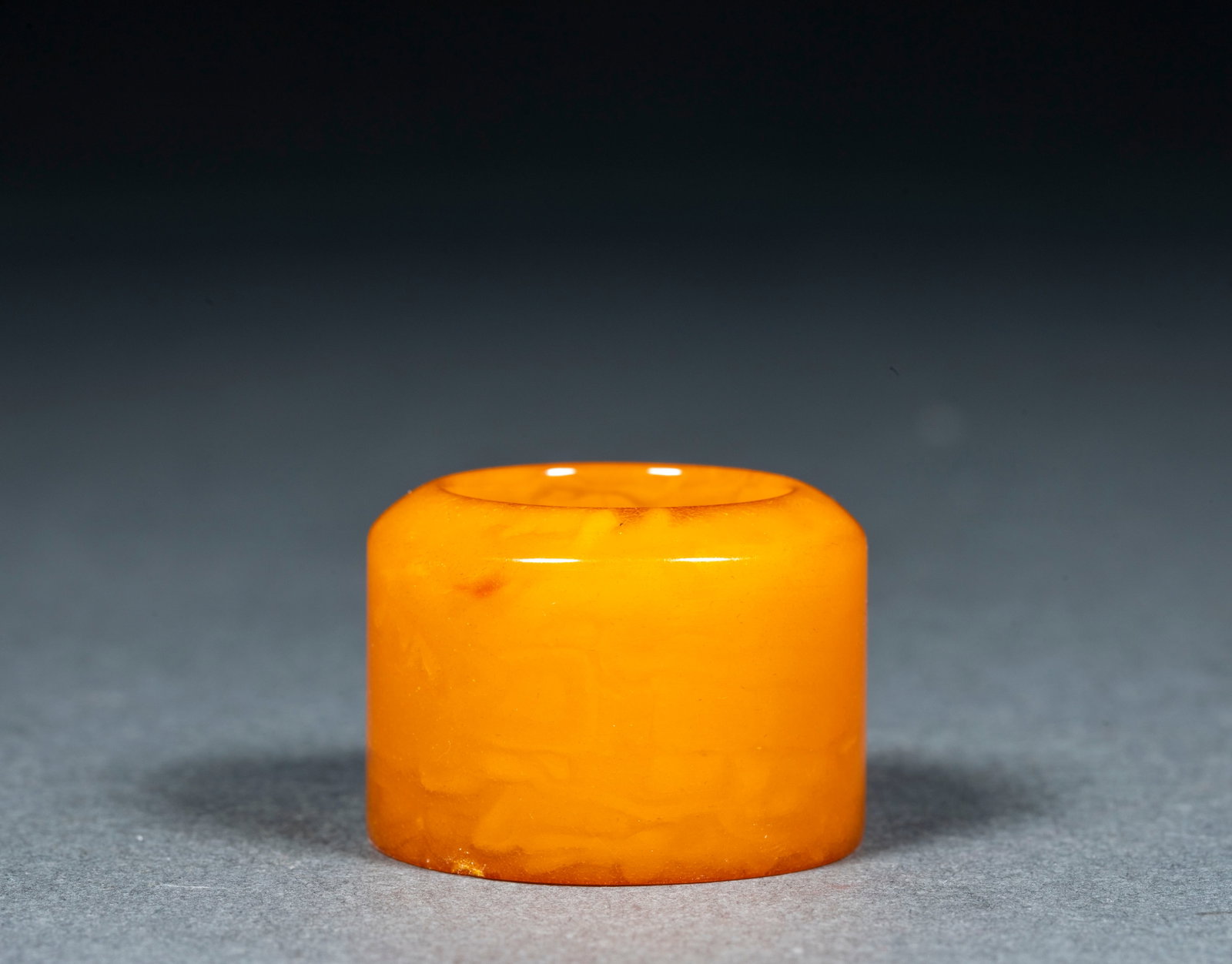 Amber Thumb Ring - 6