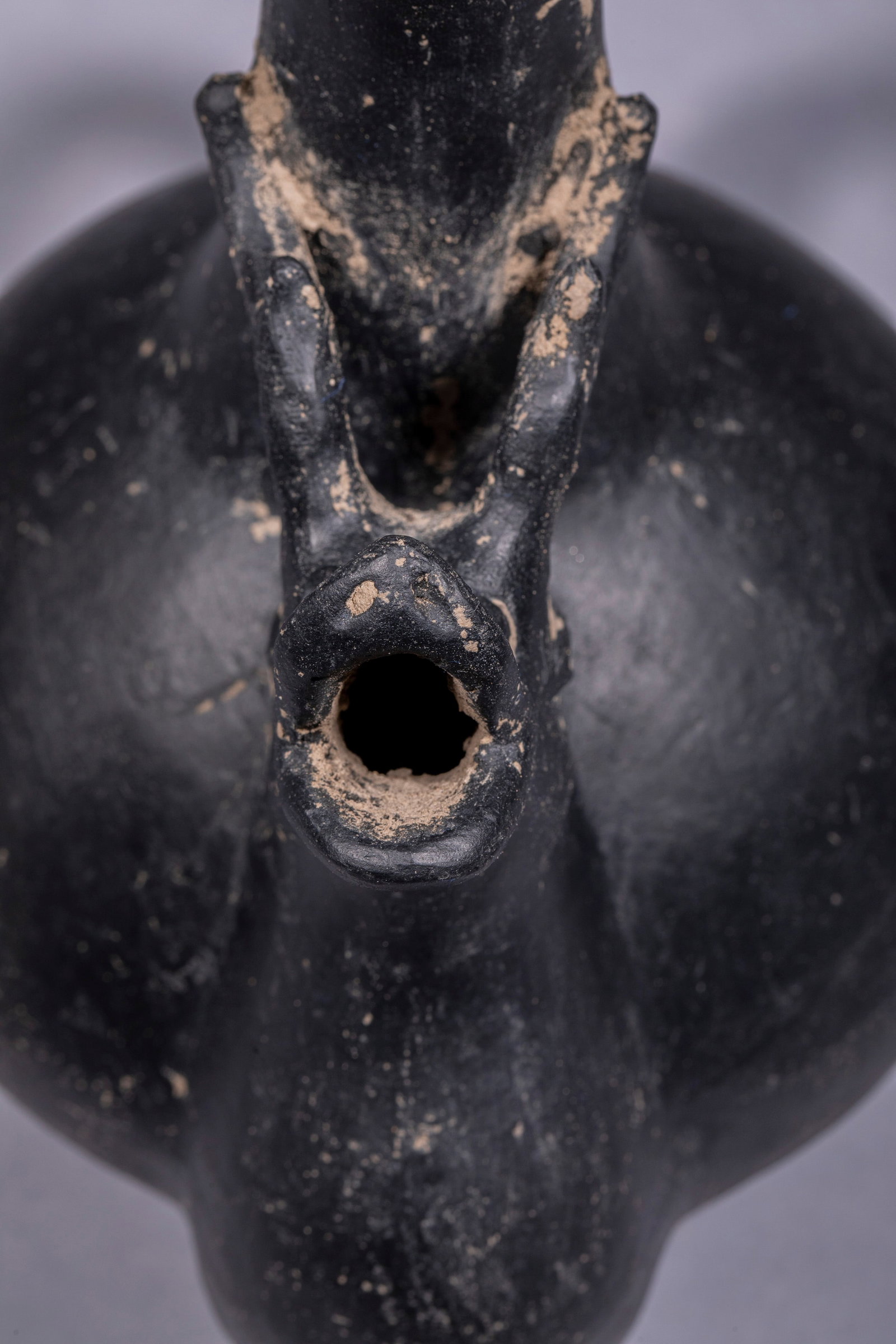 Long-horned Beast-head Pottery - 4