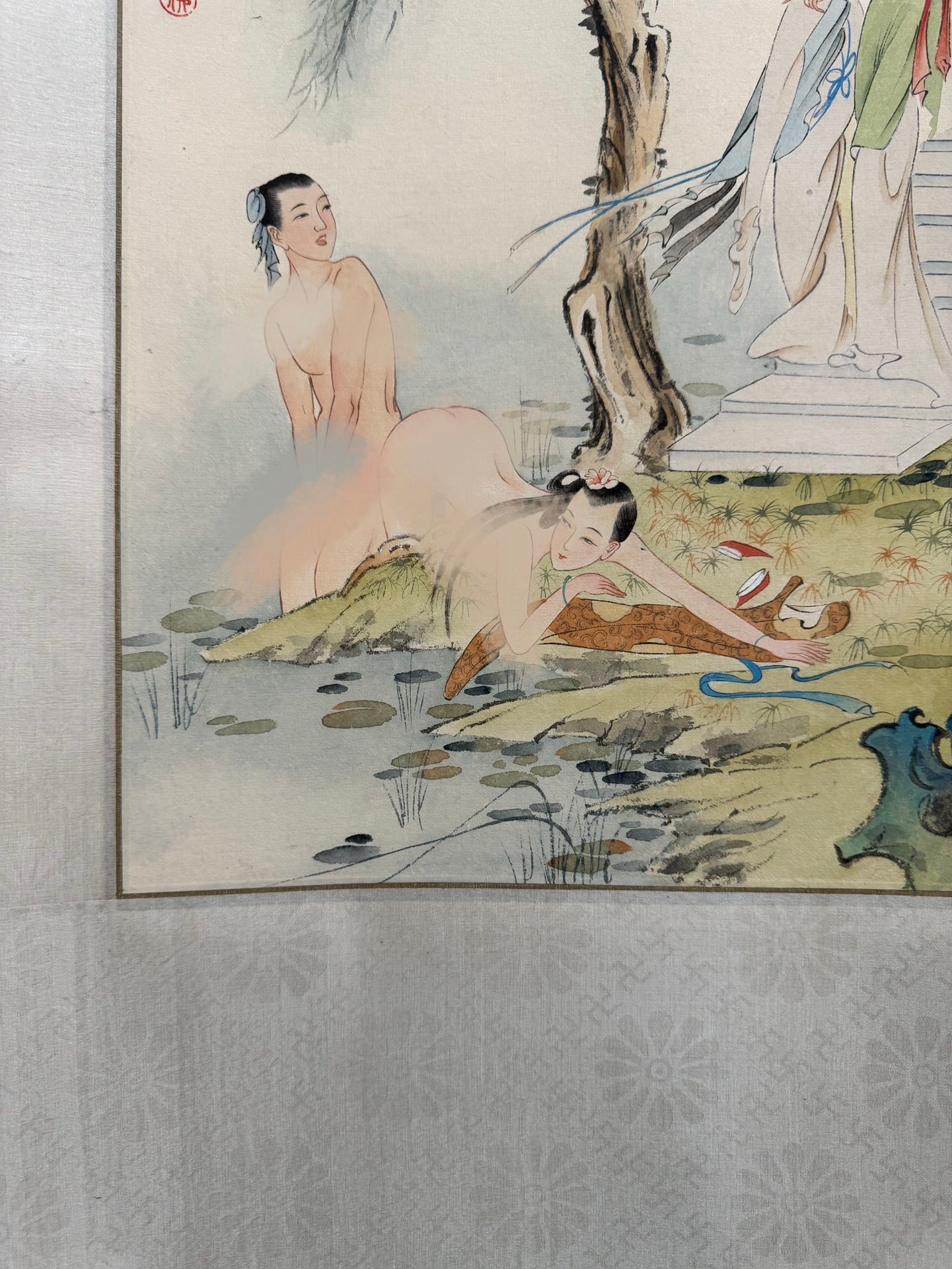 Hu Yefu Leisure Scene Under Willows - 4