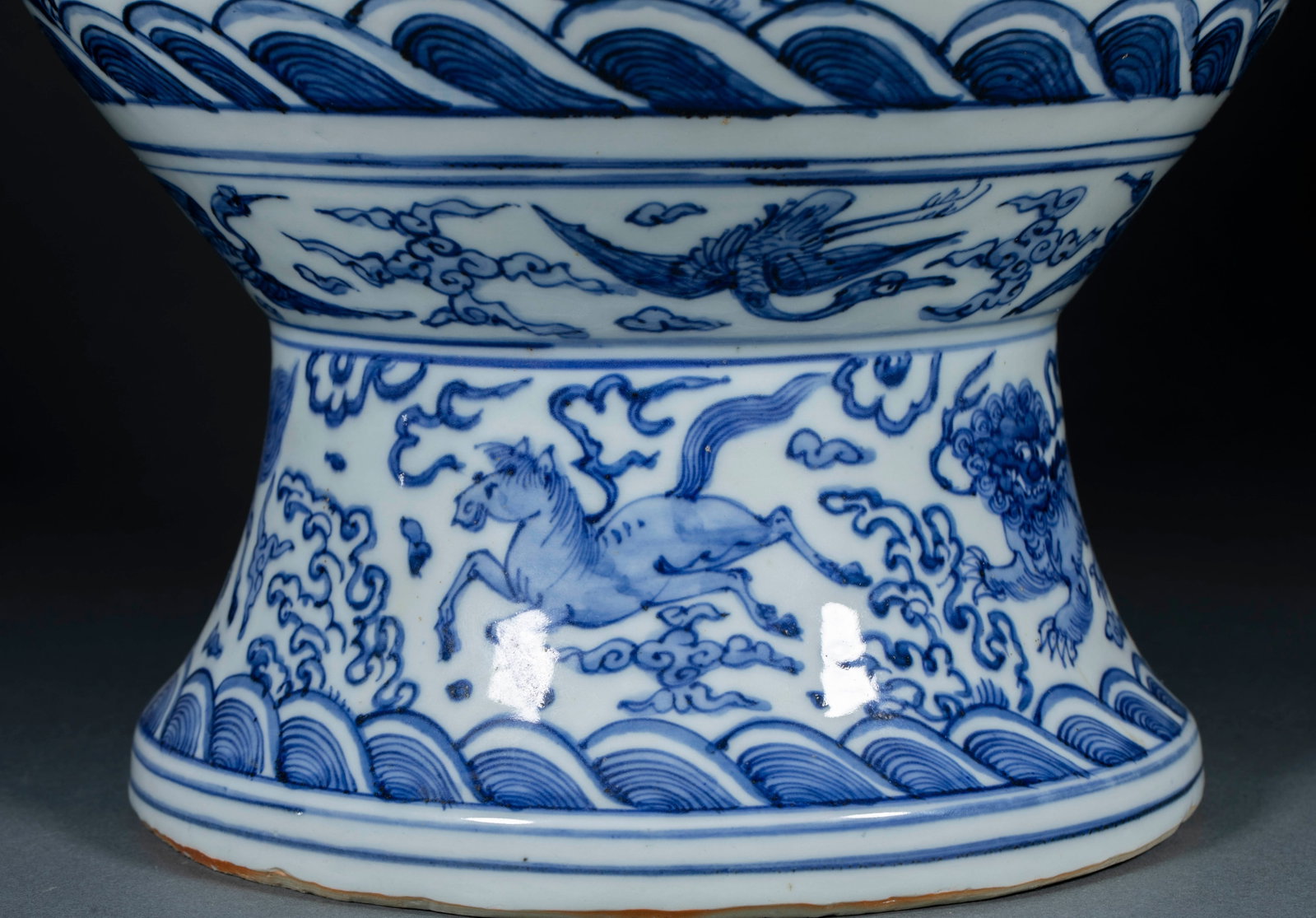 Ming Dragon Phoenix Auspicious Vase - 15