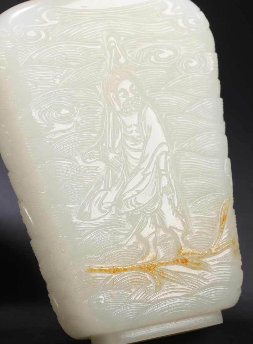 Hetian Jade Figural Snuff Bottle - 2