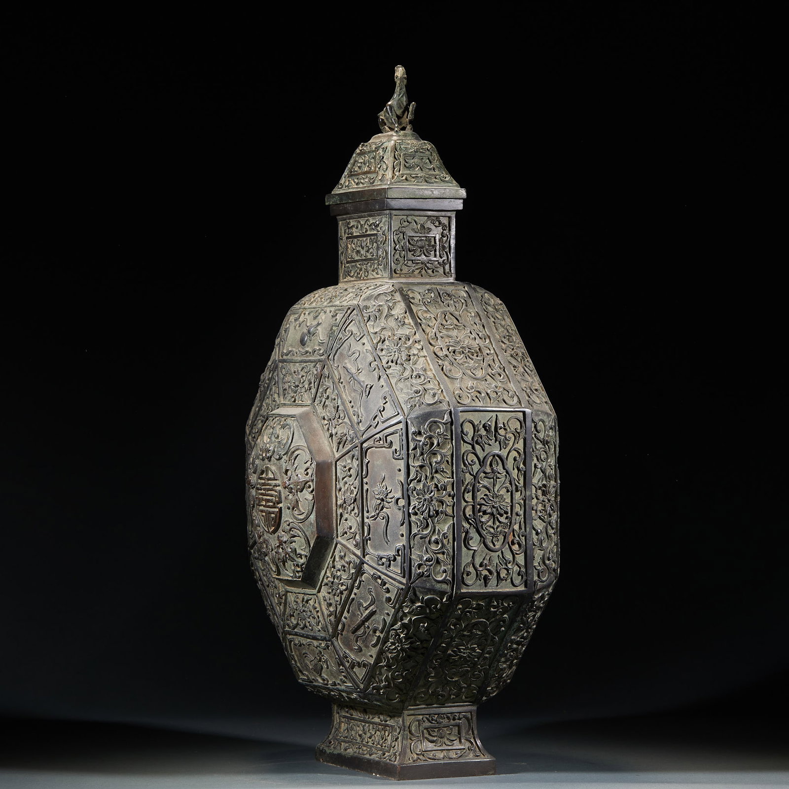Qianlong Eight-treasure Flat Vase - 10
