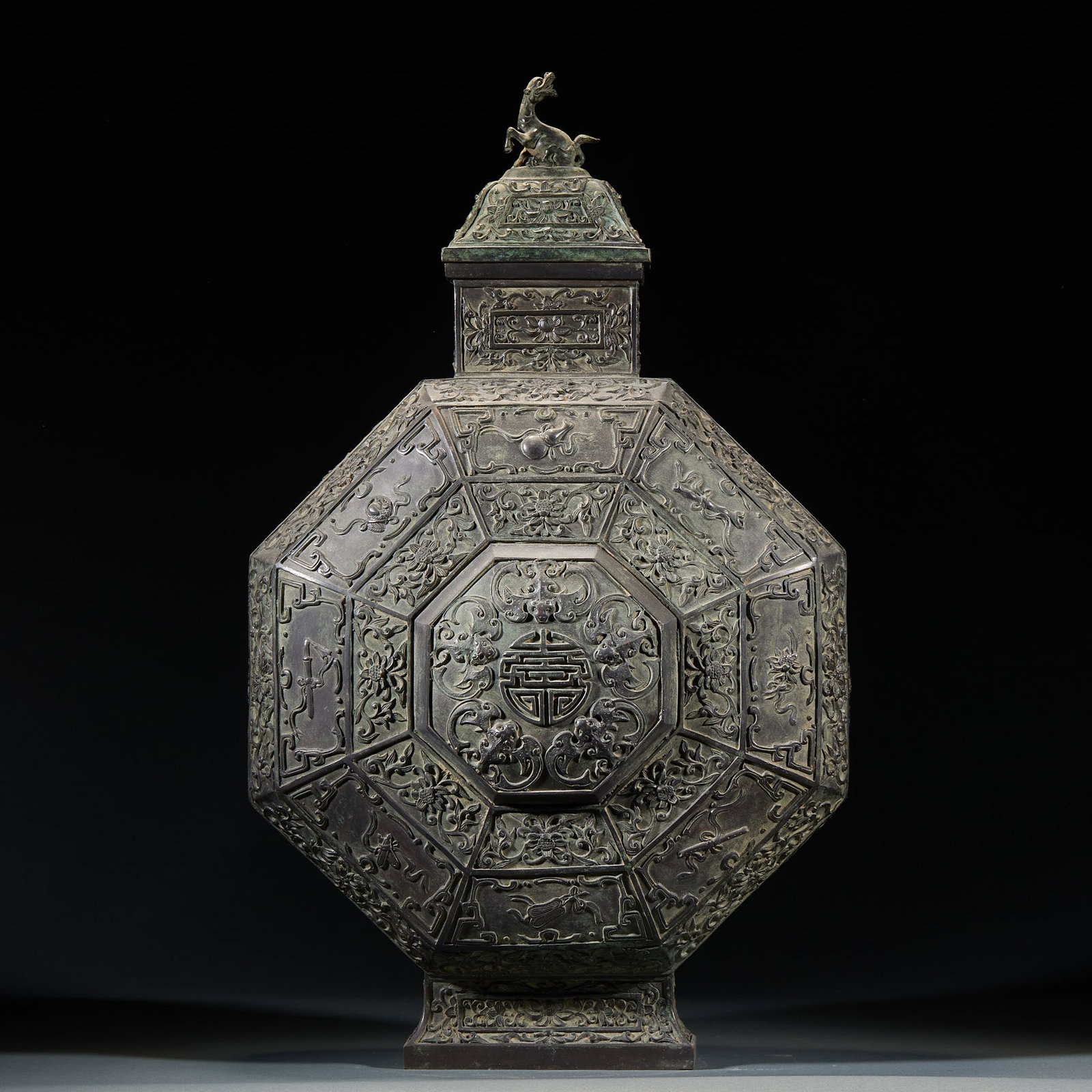 Qianlong Eight-treasure Flat Vase - 11
